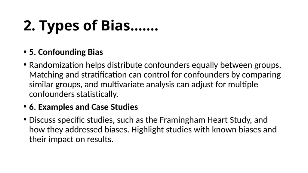 Bias in Epidemiological Studies Outline - slide 12 of 15