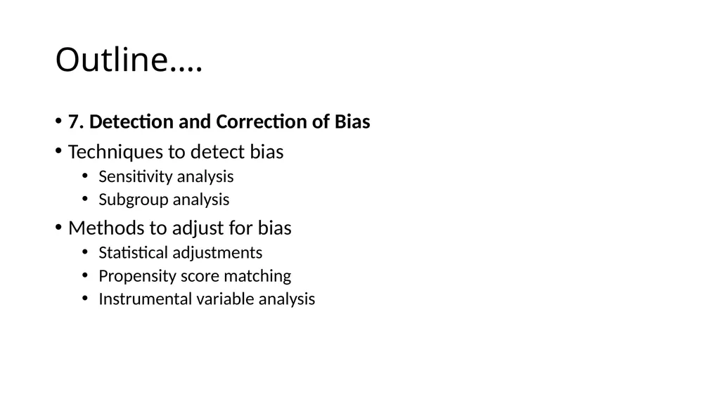 Bias in Epidemiological Studies Outline - slide 6 of 15