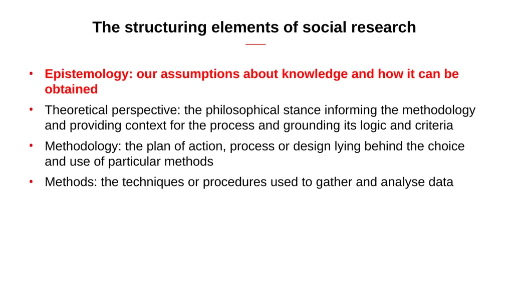 Engaged qualitative research: Epistemologies - slide 8 of 29