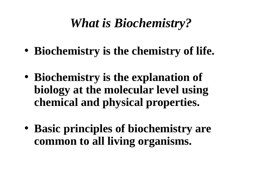 BIO 201 : Introduction to Biochemistry & - slide 17 of 26