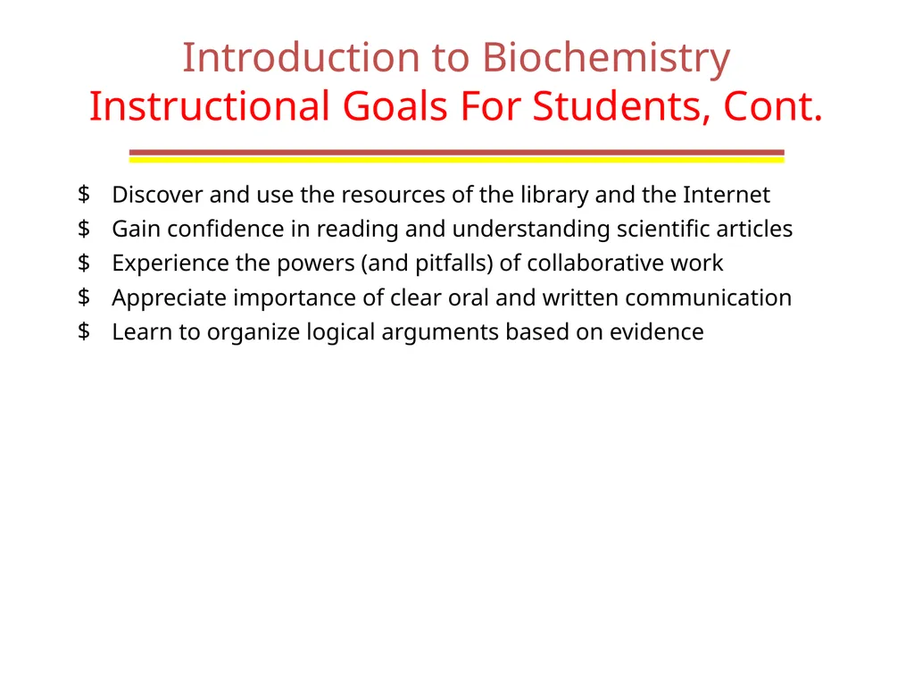 BIO 201 : Introduction to Biochemistry & - slide 13 of 26