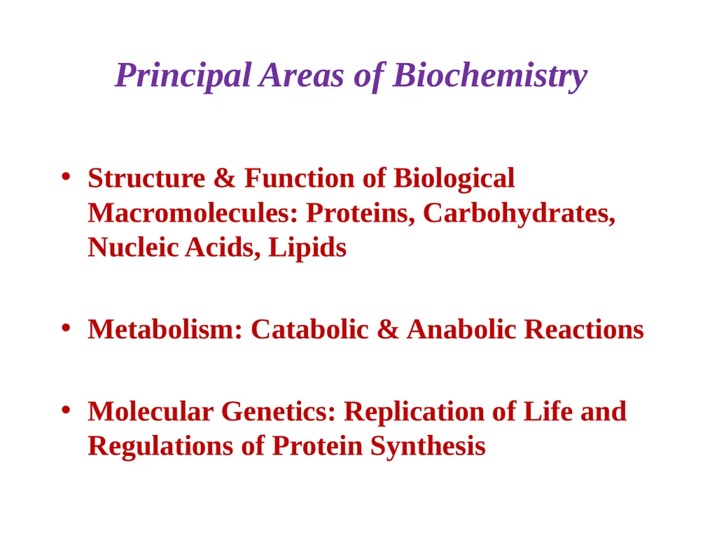 BIO 201 : Introduction to Biochemistry & - slide 20 of 26