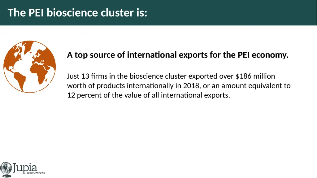The Prince Edward Island Bioscience Cluster - slide 10 of 15