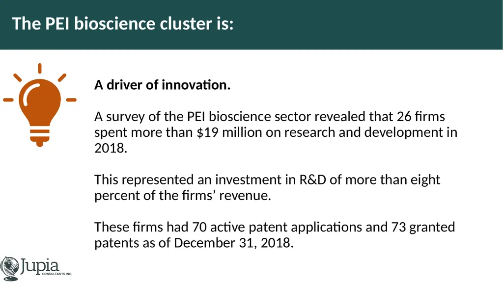 The Prince Edward Island Bioscience Cluster - slide 11 of 15