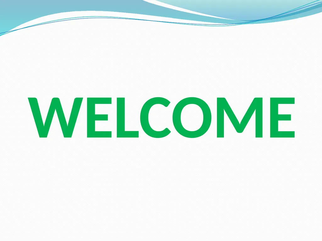 WELCOME PPT-PRESENTAION BY B.AUGUSTINE AROCKIARAJ