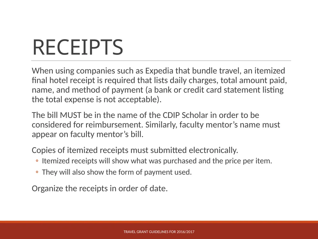 CDIP Travel GRANT Program CDIP Scholar Development - slide 12 of 14