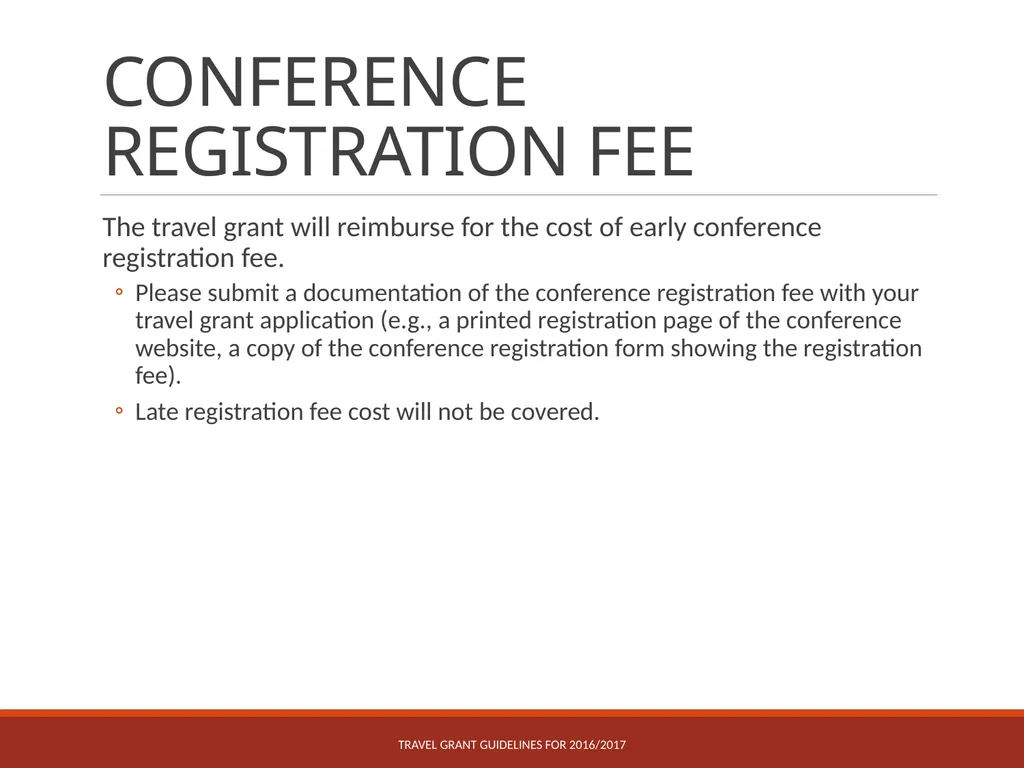 CDIP Travel GRANT Program CDIP Scholar Development - slide 7 of 14