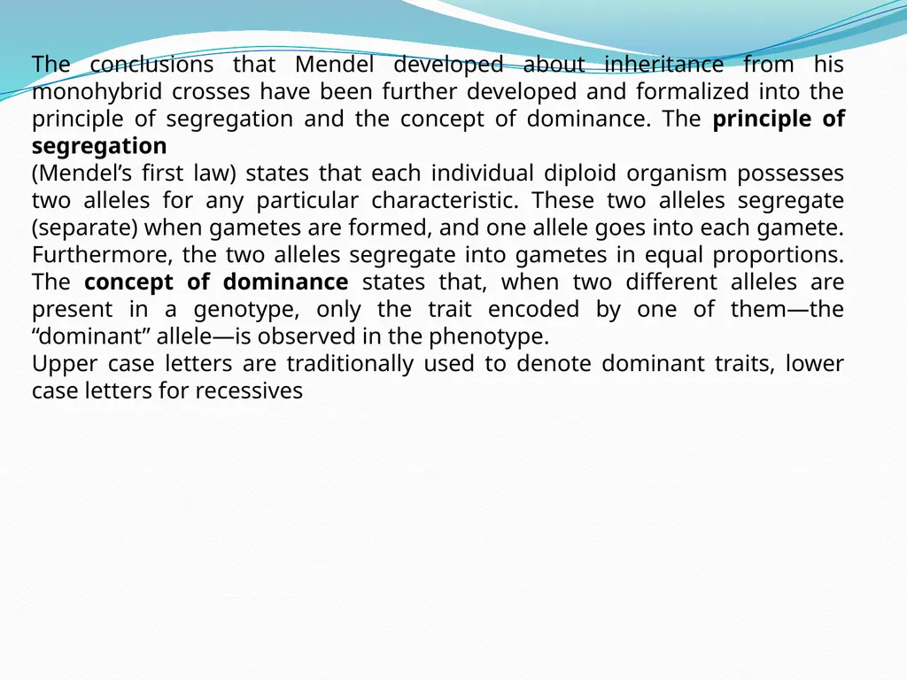 genetic course lecture (2) Mendelian Genetic, Cell - slide 16 of 21