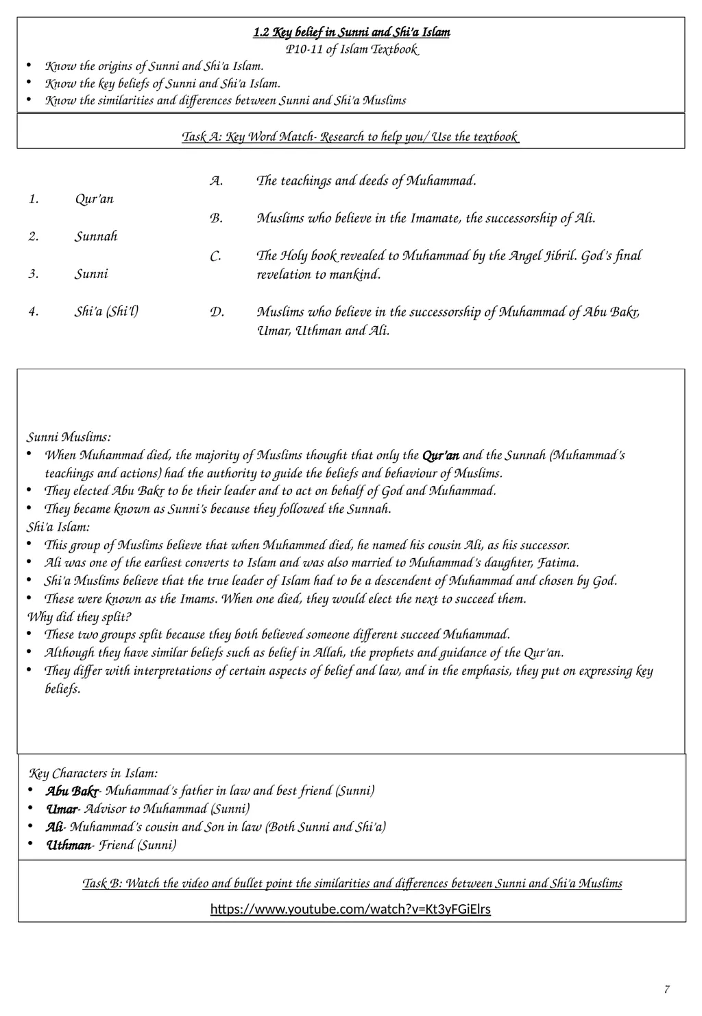 GCSE Religious Studies Islam-Beliefs and Teachings - slide 9 of 43