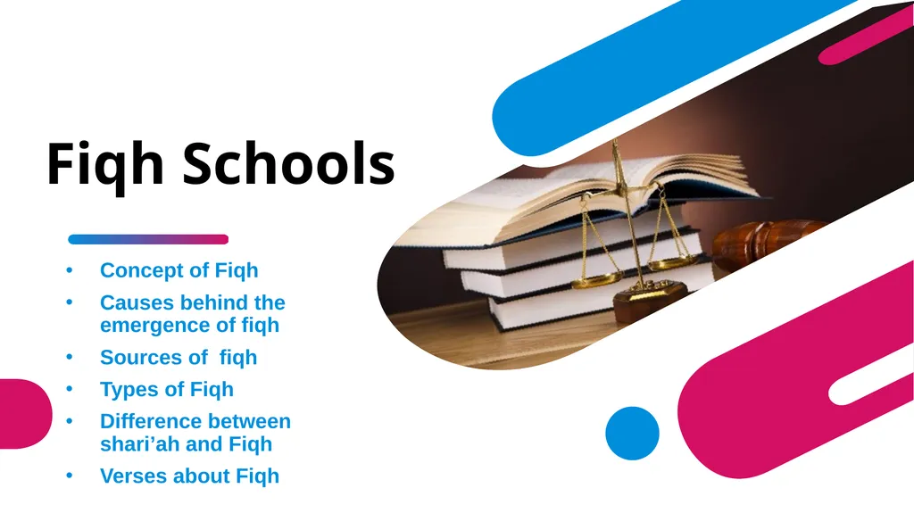 Fiqh Schools Concept of Fiqh Causes behind the - slide 1 of 11
