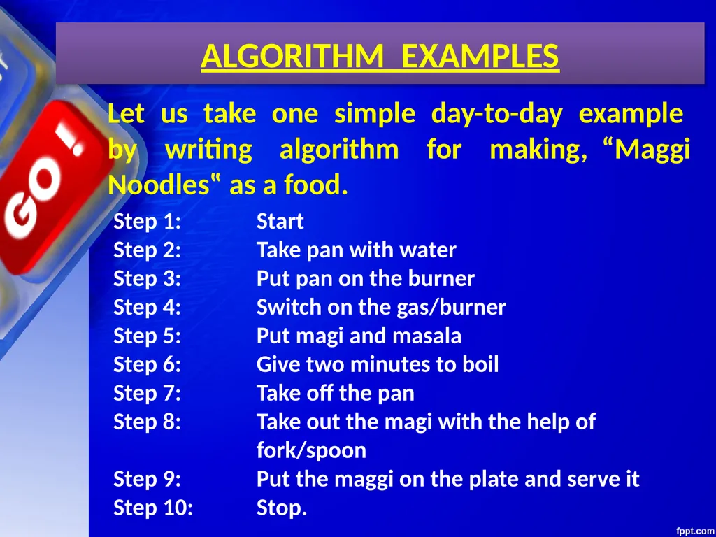 CHAPTER 06 ALGORITHMS AND FLOW CHARTS Unit 1: XI - slide 19 of 62