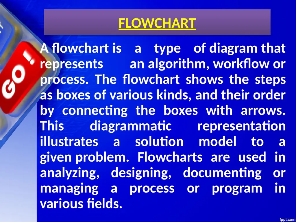 CHAPTER 06 ALGORITHMS AND FLOW CHARTS Unit 1: XI - slide 27 of 62