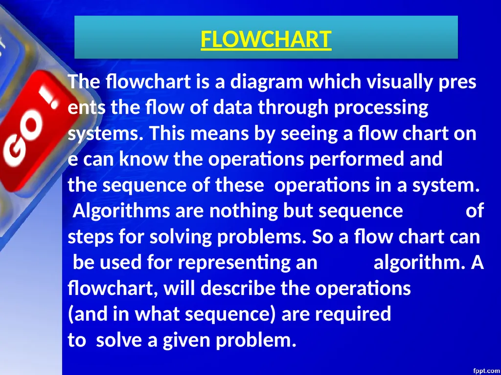 CHAPTER 06 ALGORITHMS AND FLOW CHARTS Unit 1: XI - slide 26 of 62