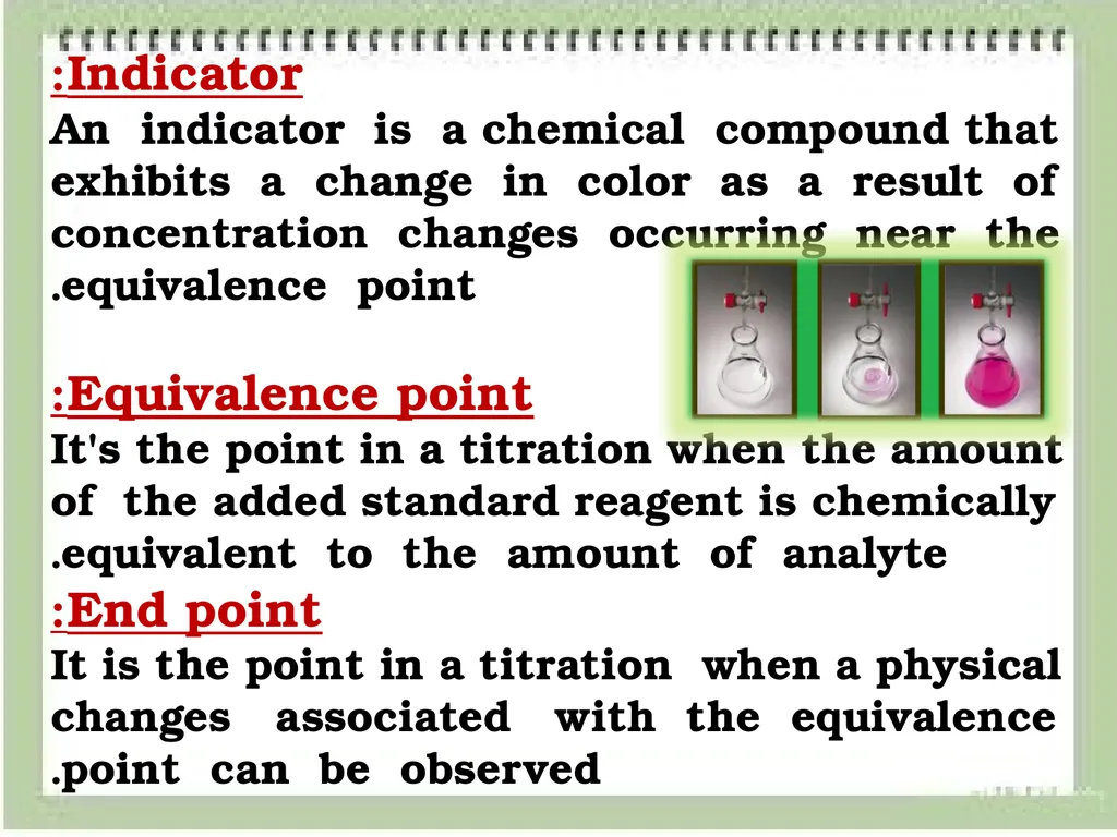 Volumetric Method of Analysis Volumetric method: - slide 6 of 17