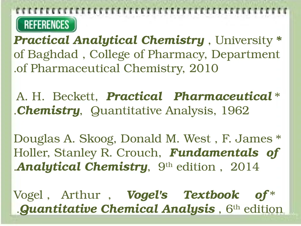 Volumetric Method of Analysis Volumetric method: - slide 17 of 17