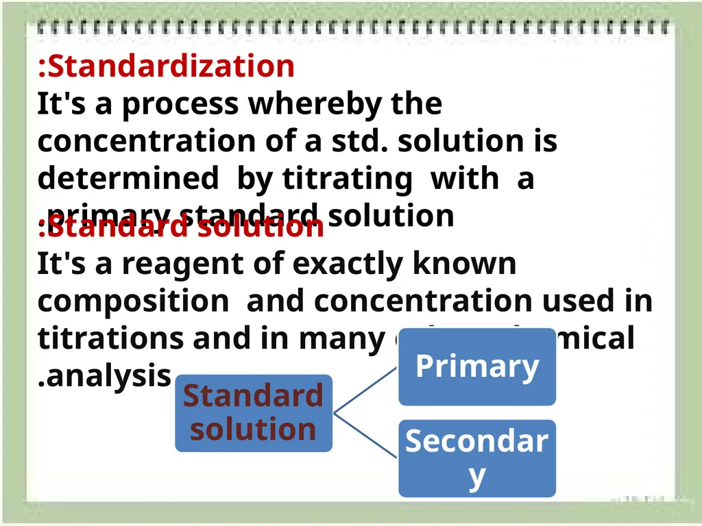 Volumetric Method of Analysis Volumetric method: - slide 3 of 17