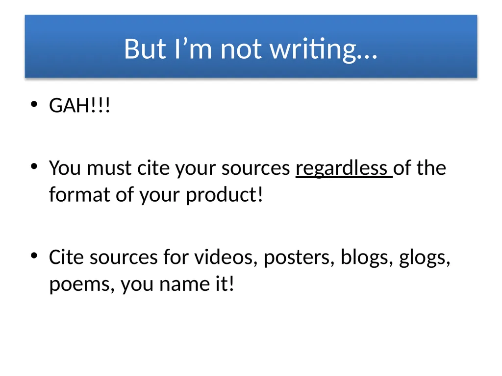 Let’s get ExCITED!! Quick Reminders about Works - slide 8 of 16