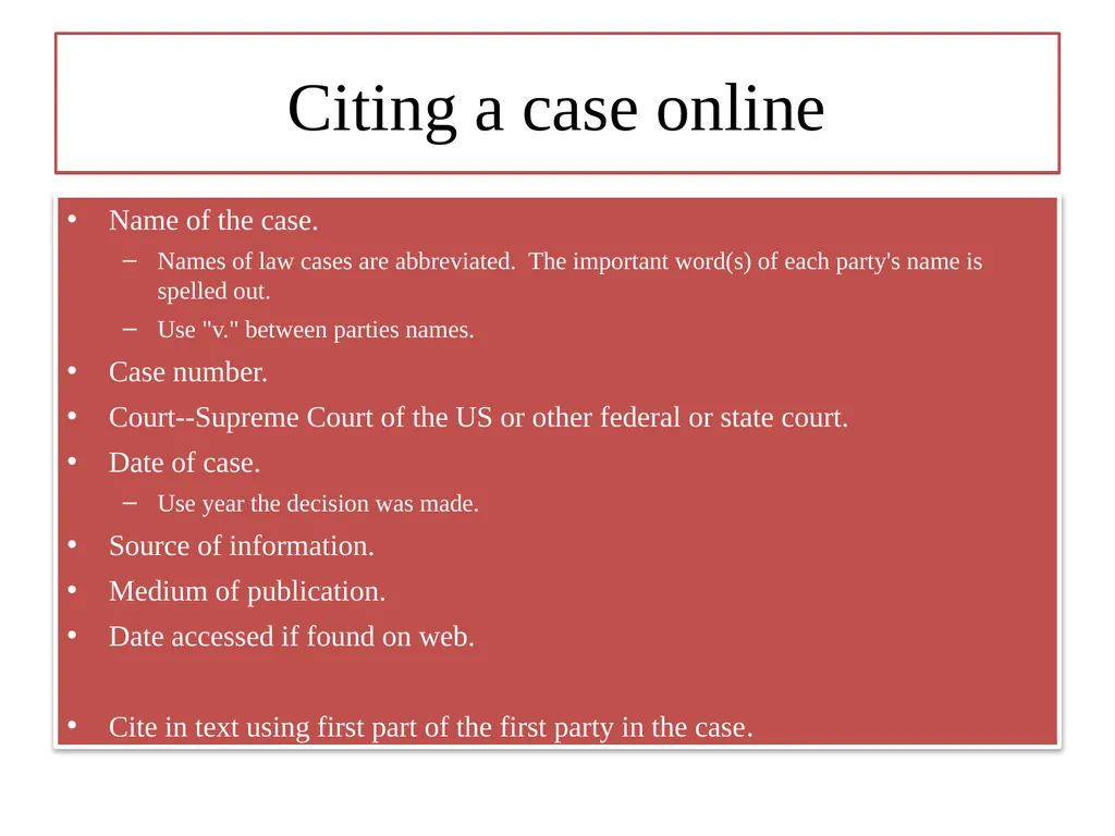 Let’s get ExCITED!! Quick Reminders about Works - slide 13 of 16
