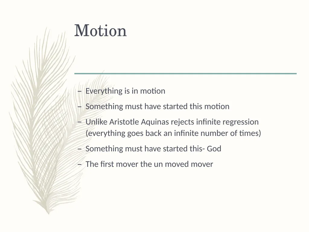 Cosmological argument By Aristotle adapted by - slide 2 of 5