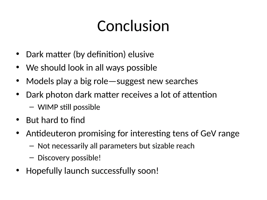 Searching for Dark Photon Dark Matter with Cosmic - slide 26 of 30