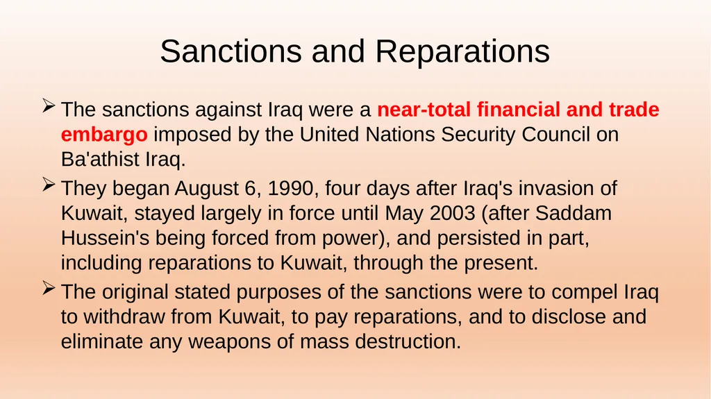 Iraq Economy BUS415 Ms. Khadija Alaa The Invasion - slide 24 of 27