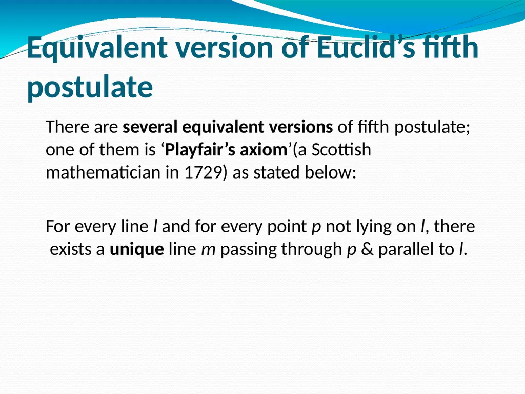 Anurag Vijay EUCLID’S GEOMETRY GEOMETRY GEO - slide 10 of 12
