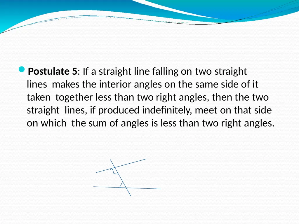 Anurag Vijay EUCLID’S GEOMETRY GEOMETRY GEO - slide 8 of 12