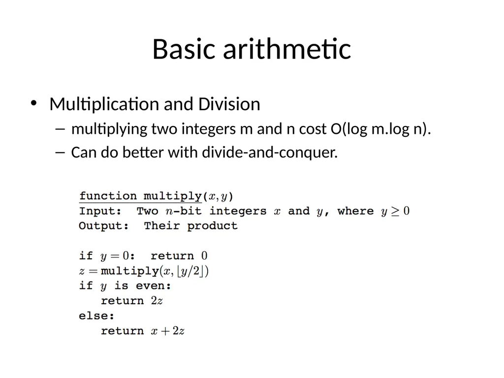 Number Theory Two ancient problems Factoring: - slide 8 of 52