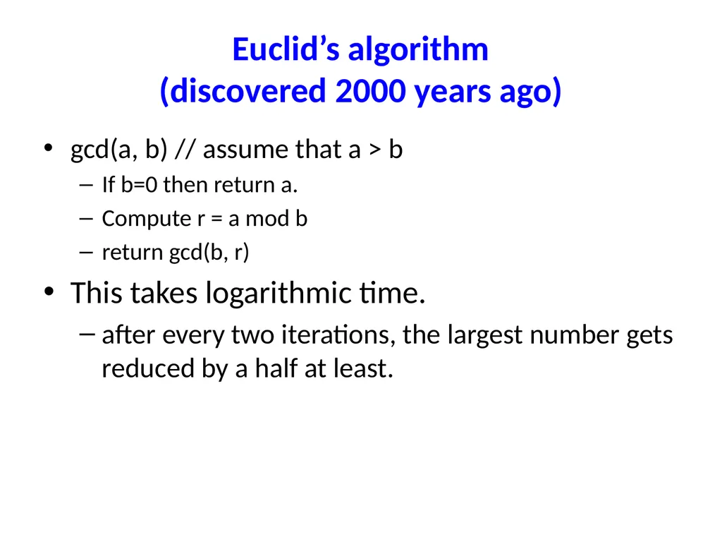 Number Theory Two ancient problems Factoring: - slide 19 of 52