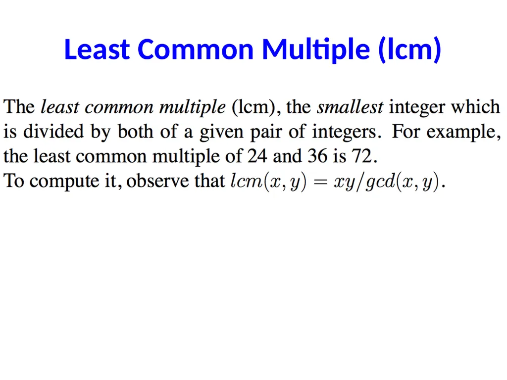 Number Theory Two ancient problems Factoring: - slide 26 of 52