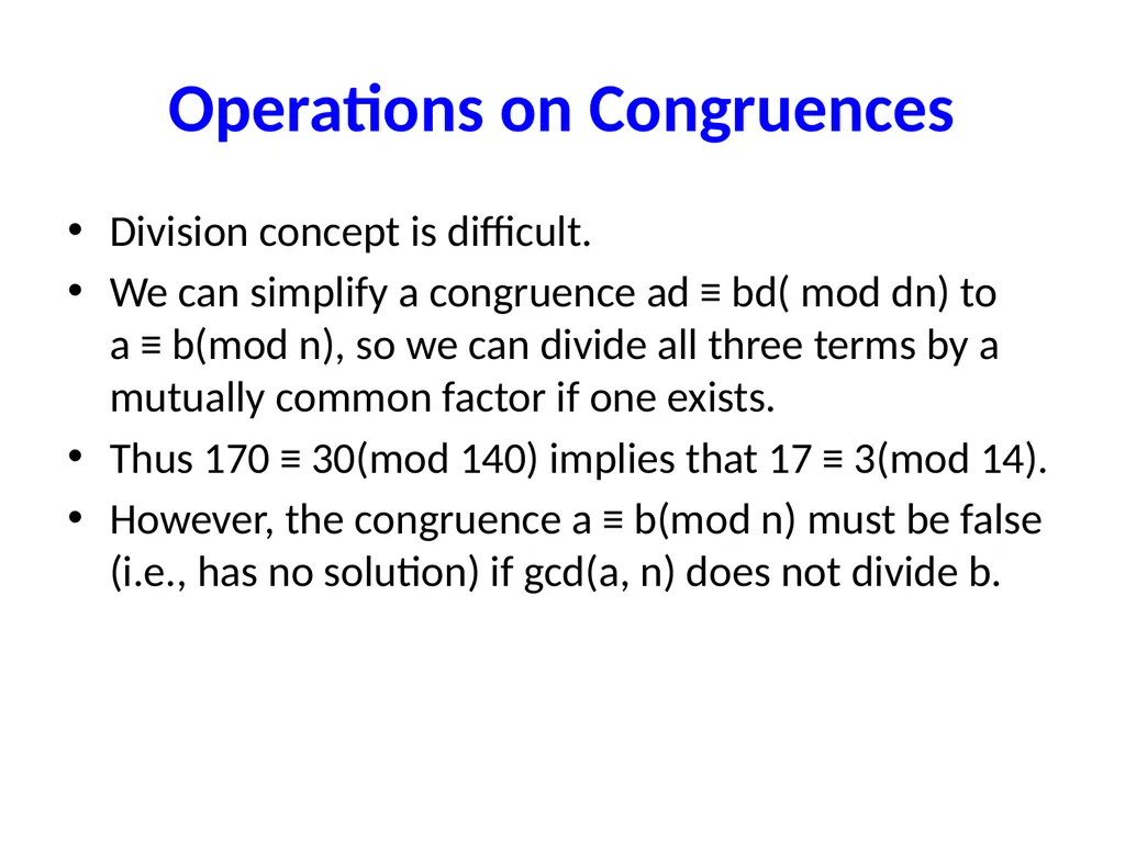 Number Theory Two ancient problems Factoring: - slide 34 of 52