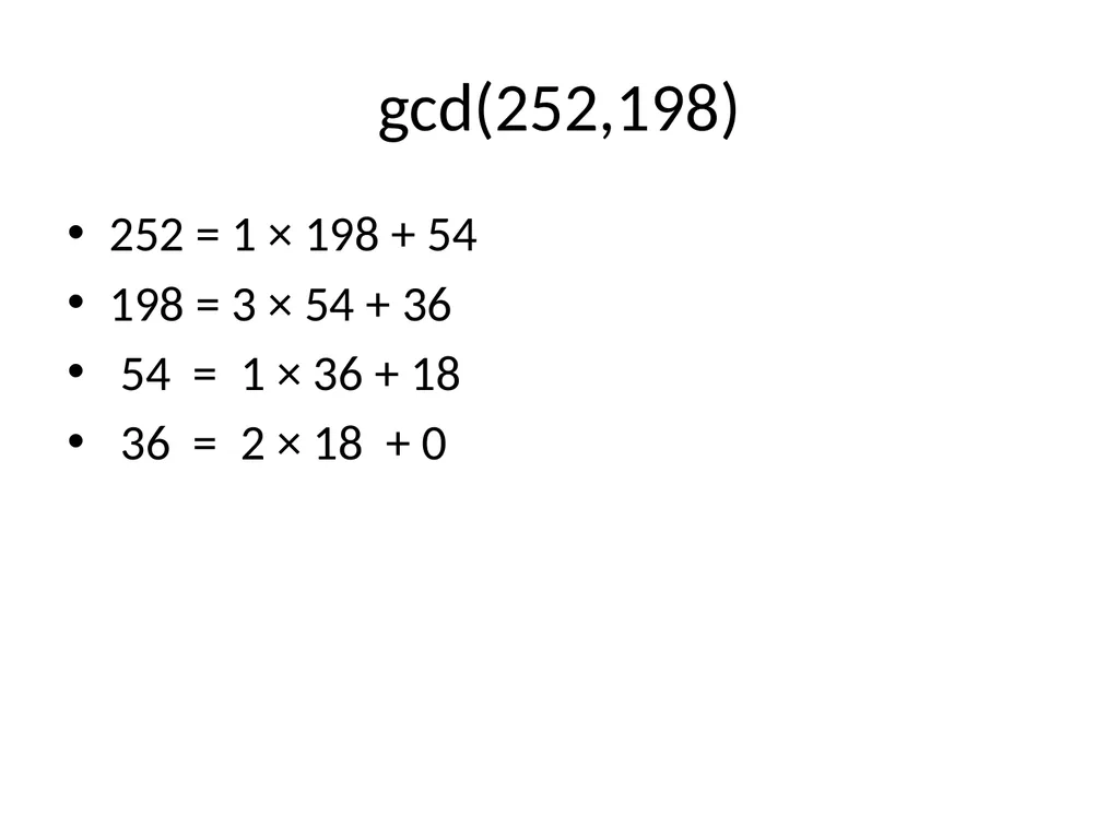 Number Theory Two ancient problems Factoring: - slide 21 of 52