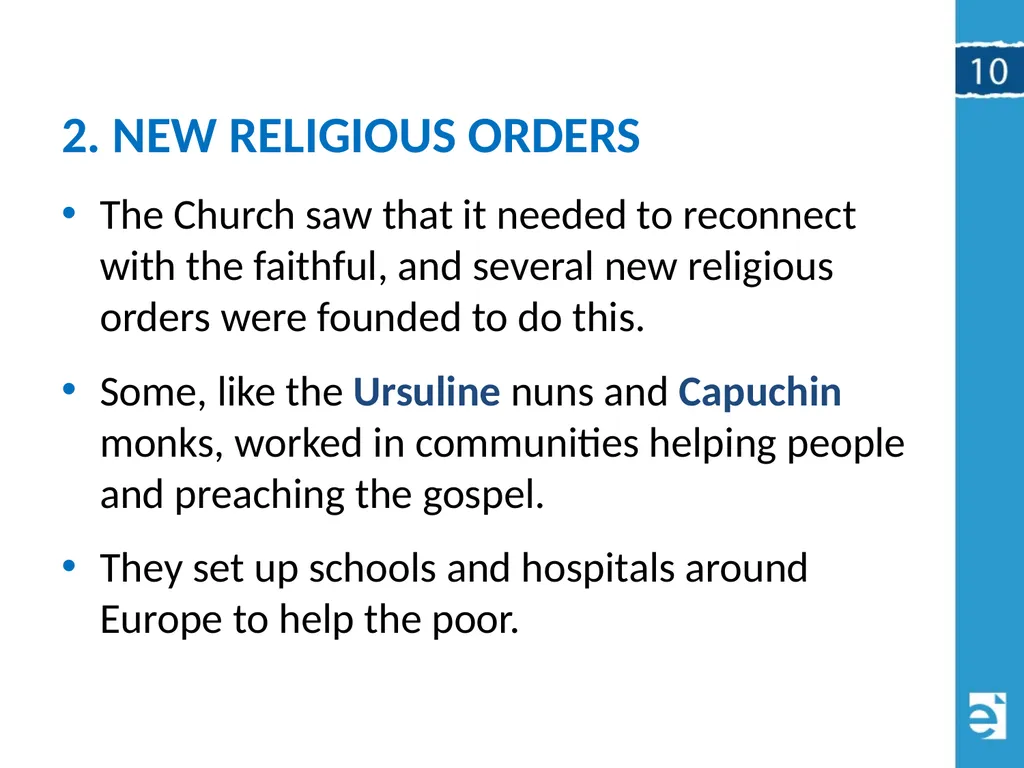 Chapter 10 (10.4) The Catholic Counter-Reformation - slide 8 of 22
