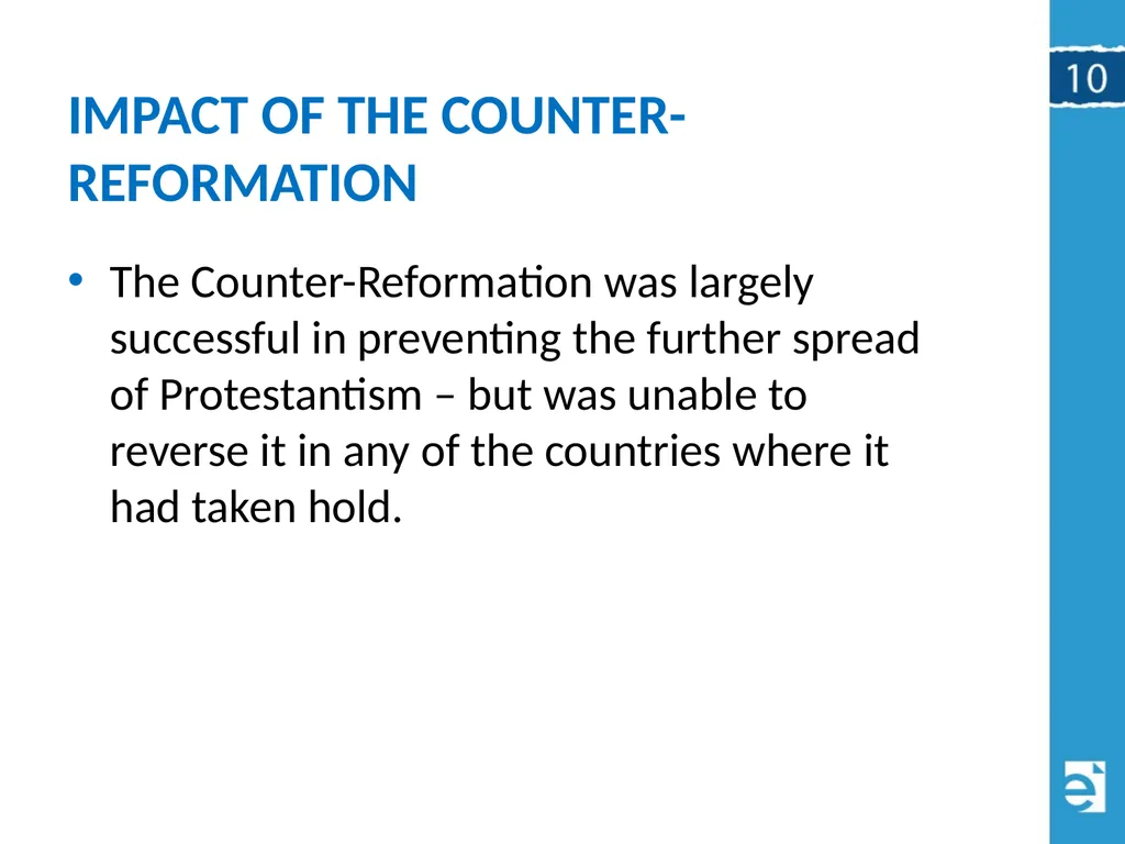 Chapter 10 (10.4) The Catholic Counter-Reformation - slide 15 of 22
