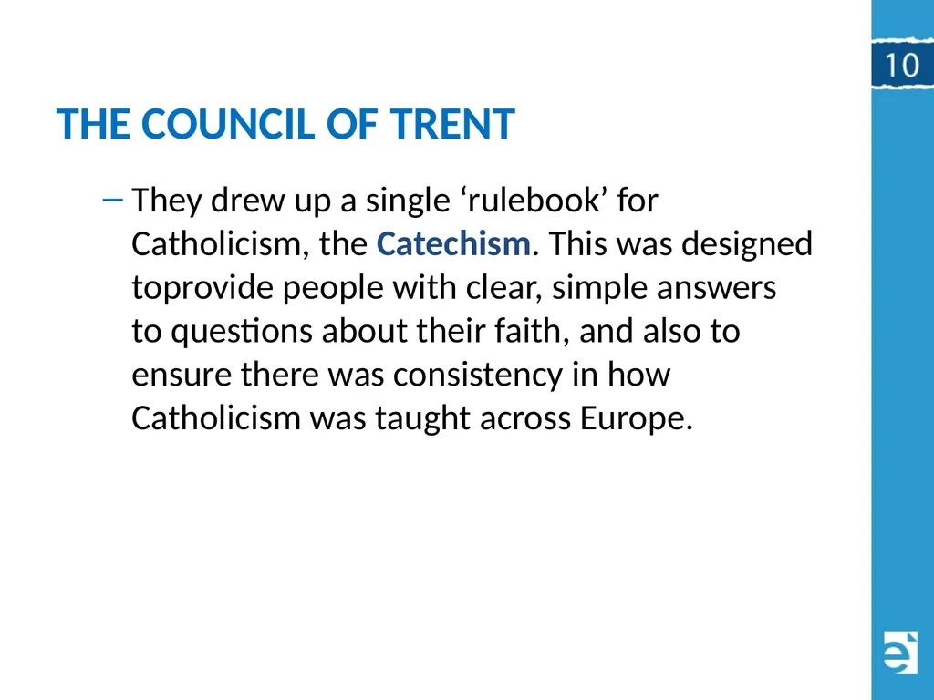 Chapter 10 (10.4) The Catholic Counter-Reformation - slide 14 of 22