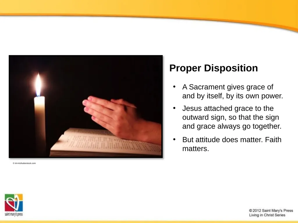 The Seven Catholic Sacraments The Sacraments - slide 8 of 20