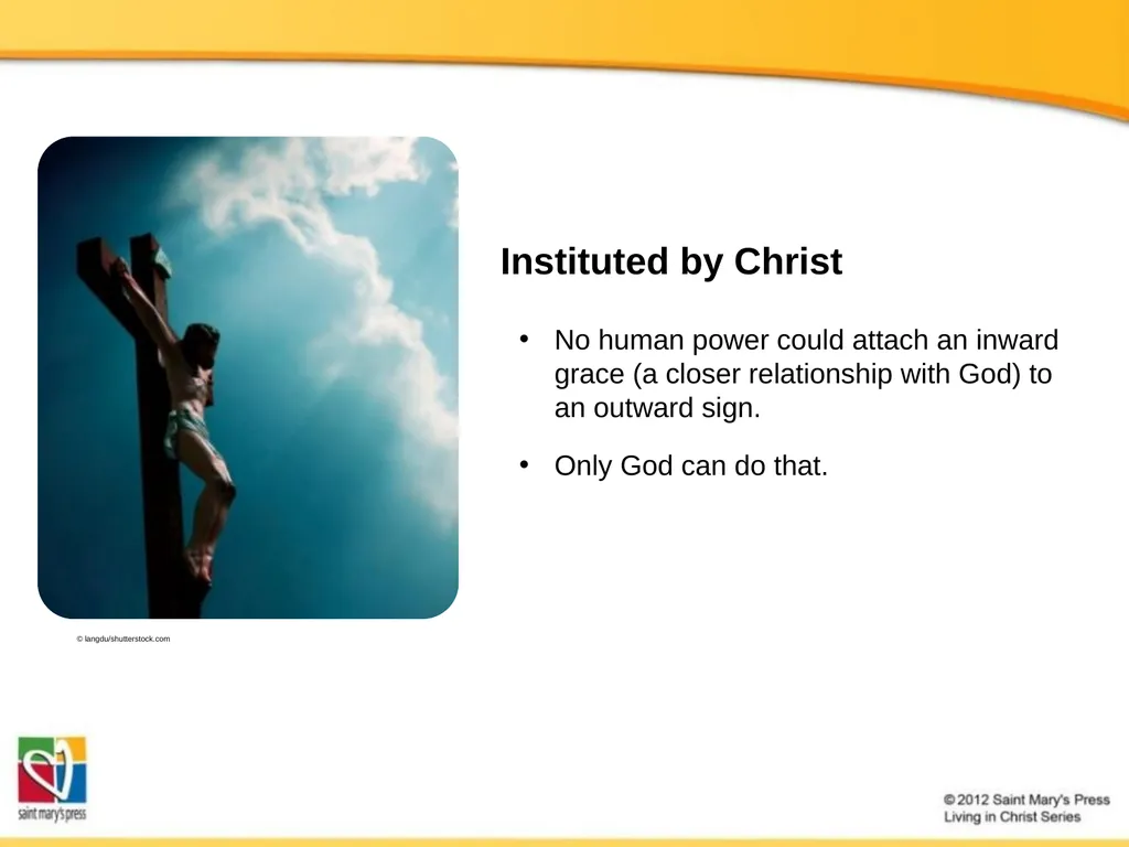 The Seven Catholic Sacraments The Sacraments - slide 5 of 20