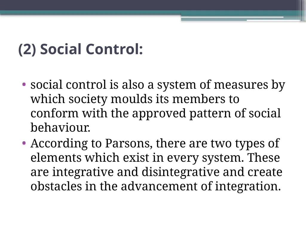 Social System Meaning, Elements, Characteristics - slide 29 of 70