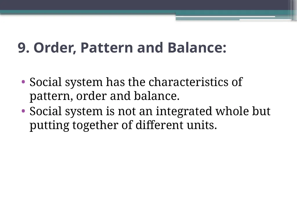 Social System Meaning, Elements, Characteristics - slide 25 of 70