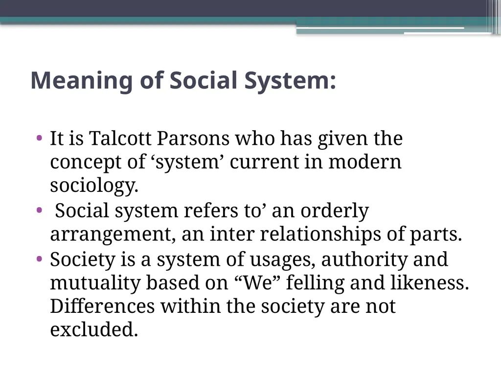 Social System Meaning, Elements, Characteristics - slide 4 of 70