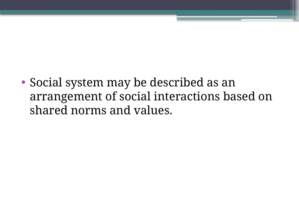 Social System Meaning, Elements, Characteristics - slide 3 of 70