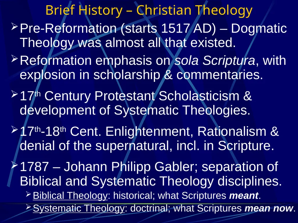Systematic Theology 1 (TH3) Ross Arnold, Winter - slide 9 of 15