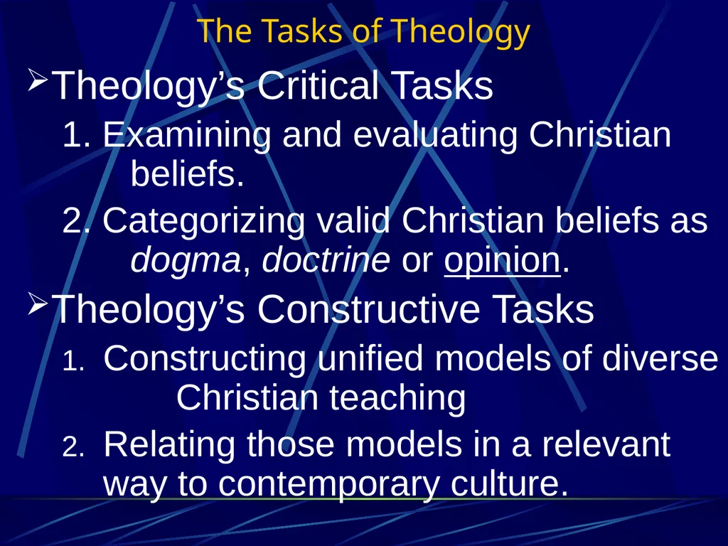 Systematic Theology 1 (TH3) Ross Arnold, Winter - slide 14 of 15