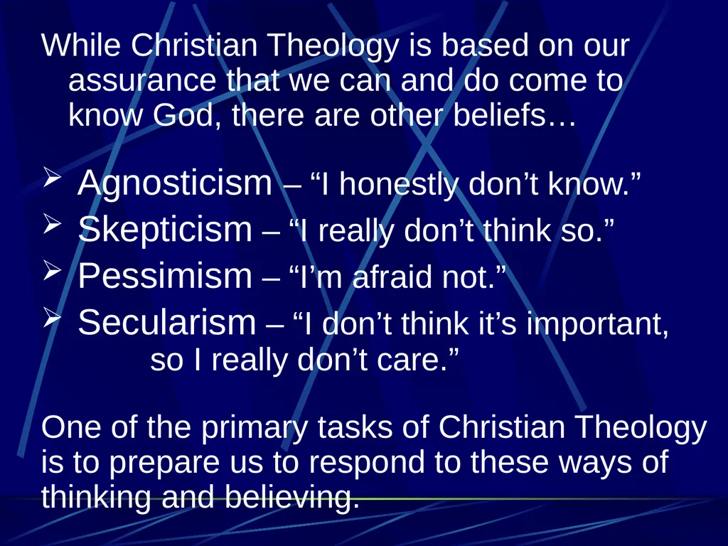 Systematic Theology 1 (TH3) Ross Arnold, Winter - slide 8 of 15