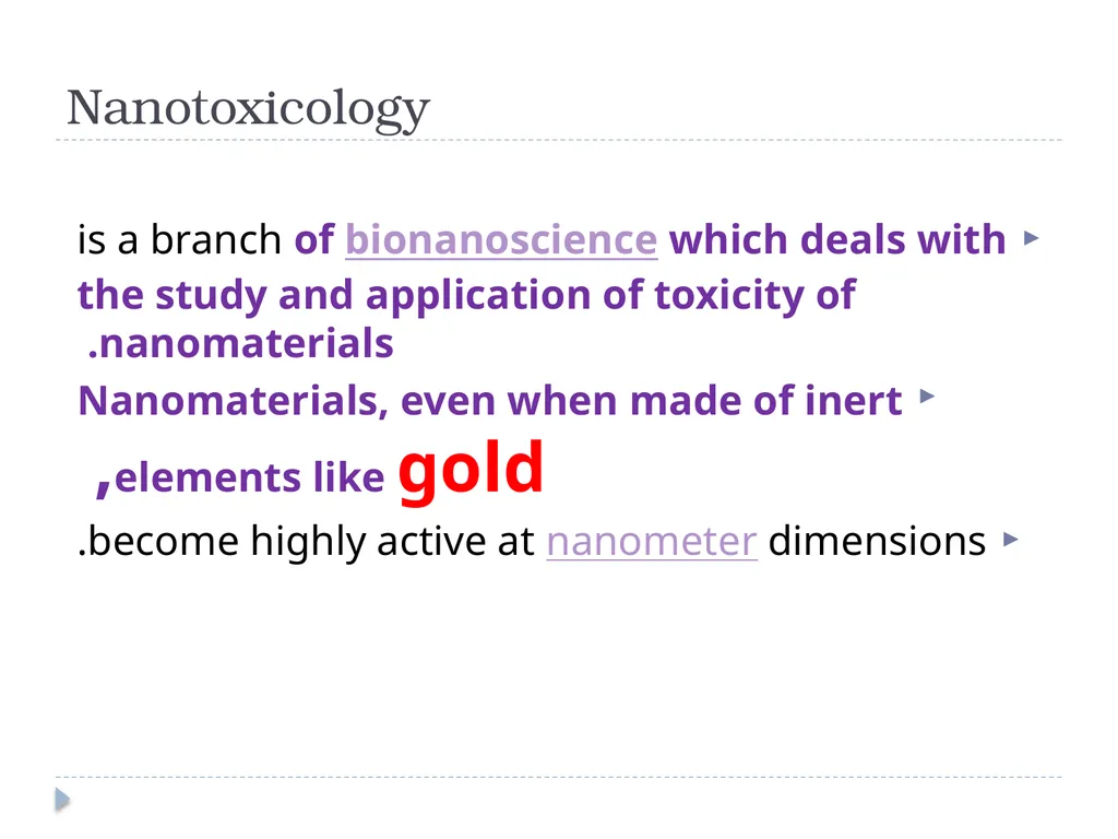 ر Nanotoxicology Definitions- Particle Size Nano = - slide 7 of 39