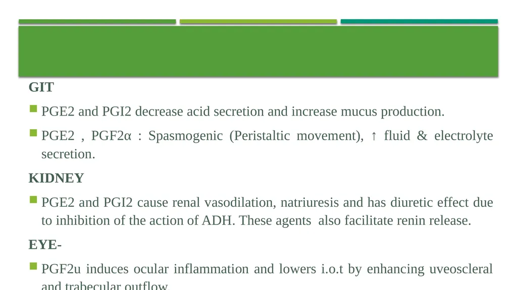 Eicosanoids (Prostaglandins, Leukotrienes) and - slide 15 of 31