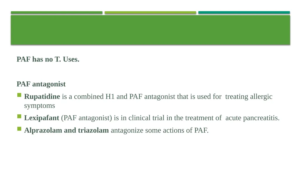 Eicosanoids (Prostaglandins, Leukotrienes) and - slide 30 of 31