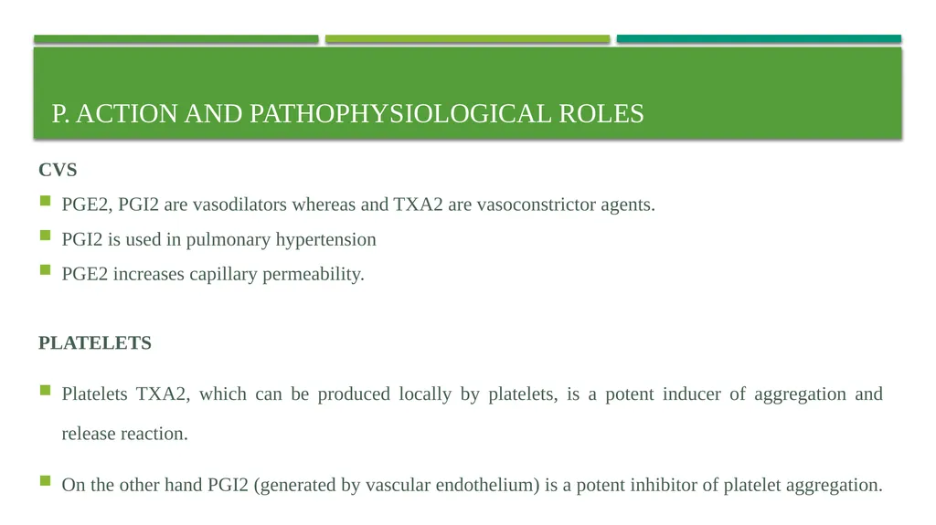 Eicosanoids (Prostaglandins, Leukotrienes) and - slide 12 of 31