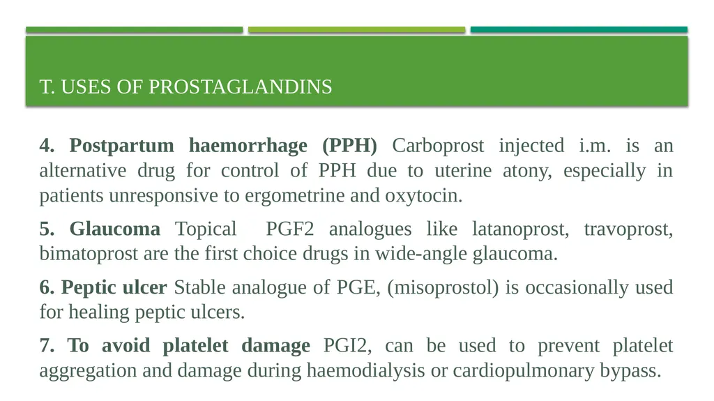 Eicosanoids (Prostaglandins, Leukotrienes) and - slide 19 of 31