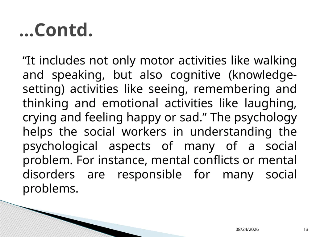 Relationship of Social Work with other Social - slide 13 of 18